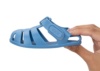 Cangrejeras niño barefoot de la marca Igor modelo Nemo Solid color azul las sandalias respetuosas de Igor made in Spain para playa o piscina con cierre de tira adherente ideales para este verano - Ítem2