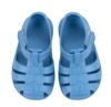Cangrejeras niño barefoot de la marca Igor modelo Nemo Solid color azul las sandalias respetuosas de Igor made in Spain para playa o piscina con cierre de tira adherente ideales para este verano - Ítem3