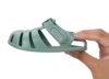 Cangrejeras niño barefoot de la marca Igor modelo Nemo Solid color verde matcha las sandalias respetuosas de Igor made in Spain para playa o piscina con cierre de tira adherente ideales para este verano - Ítem4