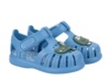 Cangrejeras niño de la marca Igor modelo Tobby Croco color azul con cocodrilo verde sandalias Igor con cierre de tira adherente made in Spain muy comodas para playa y piscina muy divertidas e ideales para este verano - Ítem2