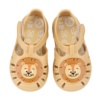 Cangrejeras niño de la marca Igor modelo Tobby Leon color amarillo dijon sandalias Igor con cierre de tira adherente made in Spain muy comodas para playa y piscina muy divertidas e ideales para este verano - Ítem1