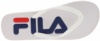 Chanclas Fila flip flops color blanco con logo Fila en la suela - Ítem1
