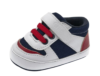Deportivos niño Chicco nursery modelo Oman para primera puesta color azul blanc0 y rojo zapatillas Chicco barefoot para recien nacido calzado respetuoso muy comodas y flexibles con suela blanca perfectas para regalar - Ítem1