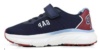 Zapatillas niño GAP modelo Belmont sneakers de la marca de tendencia GAP color azul navy y rojo con cierre de tira adherente y elasticos GAP Modern American Optimism muy trending y combinables - Ítem1