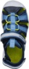 Sandalias niño Geox modelo J Vaniett Mesh Geobuck color azul navy y lima cangrejeras de la marca Geox respira para todo uso montaña playa piscina de la marca Geox respira muy comodas con cierre de doble tira adherente y elasticos - Ítem1