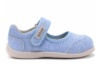 Merceditas niña Zapy barefoot modelo Laurel color azul denim bailarinas de la marca Zapyflex unisex calzado respetuoso con plantilla extraible y cierre de tira adherente fabricadas en España muy cómodas - Ítem2