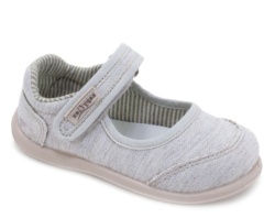 Merceditas niña Zapy barefoot modelo Laurel color natural bailarinas de la marca Zapyflex unisex calzado respetuoso con plantilla extraible y cierre de tira adherente fabricadas en España muy comodas