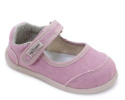 Merceditas niña Zapy barefoot modelo Laurel color nude bailarinas de la marca Zapyflex calzado respetuoso con plantilla extraible y cierre de tira adherente fabricadas en España muy cómodas