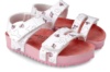 Sandalias Garvalin Melania Bio gel blanco y rosa con abejas y velcro | Mysweetstep - Item2