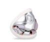 Sandalias niña Biomecanics barefoot color plata y lila con corazon cangrejeras Biomecanics de piel metalcris con cierre de tira adherente y puntera reforzada calzado respetuoso de Biomecanics muy comodo y flexible avalado por el IBV muy trending - Ítem1
