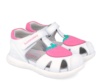 Sandalias niña Biomecanics color blanc0 con fresa fabricadas en piel sandalias muy comodas con cierre de tira adherente de la gama bioevolution perfectas para combinar con cualquir look veraniego muy trending y avaladas por el IBV - Ítem2