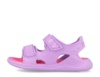 Sandalias niña Biomecanics color lila y rosa chicle muy ligeras flexibles con cierre de doble tira adherente para un ajuste perfecto sandalias Biomecanics tipo californianas para mojar en playa o piscina ideales este verano - Ítem3