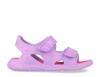 Sandalias niña Biomecanics color lila y rosa chicle muy ligeras flexibles con cierre de doble tira adherente para un ajuste perfecto sandalias Biomecanics tipo californianas para mojar en playa o piscina ideales este verano - Ítem4