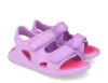 Sandalias niña Biomecanics color lila y rosa chicle muy ligeras flexibles con cierre de doble tira adherente para un ajuste perfecto sandalias Biomecanics tipo californianas para mojar en playa o piscina ideales este verano - Ítem2
