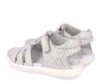Sandalias niña Biomecanics color prisma plata escamas de serraje laminado en piel sandalias muy comodas con cierre de tira adherente de la gama bioevolution perfectas para combinar con cualquir look veraniego avaladas por el IBV - Ítem3