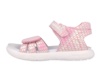 Sandalias niña Biomecanics modelo Barby color rosa laminado escamas en piel sandalias muy comodas con cierre de doble tira adherente de la gama bioevolution perfectas para combinar con cualquir look veraniego avaladas por el IBV - Ítem2