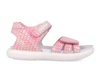 Sandalias niña Biomecanics modelo Barby color rosa laminado escamas en piel sandalias muy comodas con cierre de doble tira adherente de la gama bioevolution perfectas para combinar con cualquir look veraniego avaladas por el IBV - Ítem3