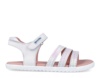 Sandalias niña Garvalin fabricadas en piel napa color blanc0 y escamas nacaradas con cierre de tira adherente para un perfecto ajuste Sandalias con tiras de Garvalin muy comodas elegantes y trending ideales para este verano - Ítem4