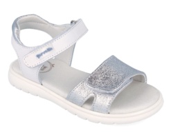 SANDALIAS GARVALIN BLANCO PLATA NAPA