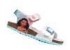 Sandalias niña Geox Vaiana de la factoria princesas Disneys Sandalias con suela bios de Geox con cierre de tira adherente y hebilla color blanc0 y azul watersea a las peques les encantara sentirse como en la peli Vaiana surcando el mar - Ítem3