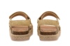 Sandalias niña Mustang de color raffia braid champagne rafia y oro con adorno de yute en la suela bio y con cierre de tira adherente para un perfecto ajuste muy comodas y tendencia este verano con certificado vegano by mustang - Ítem1