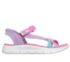Sandalias niña Skechers Slip-Ins modelo Lots of Sole rosa lila y multicolor sandalias de tira de la marca Skechers con sistema Slip-Ins para poner sin manos con cierre de tira adherente super bonitas con sistema easy on off lavables en lavadora - Ítem1