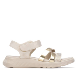 SANDALIAS XTI ORO BRILLANTES BEIGE