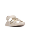 Sandalias niña Xti color beige con brillantes y oro sandalias con un poco de cuña de Xti Urban Brand para combinar con cualquier look con certificado vegano muy cómodas y con cierre de tira adherente y tecnologia comfort tech y memory foam pro - Ítem3