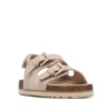 Sandalias niña Xti color beige sandalias de piel de serraje con suela bios de la marca Xti Urban Brand con platilla de piel muy cómodas con cierre de doble tira adherente en el talon y doble hebilla con tecnologia comfort tech y memory foam pro - Ítem2
