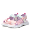 Sandalias niña Xti color nude y multicolor ligeras flexibles con cierre de doble tira adherente para un ajuste perfecto sandalias Xti californianas para mojar en playa o piscina con tecnologia comfort tech y memory foam pro y certificado vegano - Ítem3