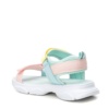Sandalias niña Xti color verde aqua y multicolor sandalias de tiras de la marca Xti Urban Brand para playa piscina o diario con certificado vegano muy cómodas y divertidas con cierre de doble tira adherente y tecnologia comfort tech y memory foam pro - Ítem2