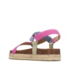 Sandalias niña Xti the urban brand de color azul jeans y multicolor con suela bio con adorno de yute con cierre de tira adherente para un perfecto ajuste y tecnologia comfort tech con memory foam pro con plantilla de piel muy comodas y trending - Ítem3