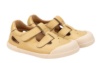Sandalias niña barefoot de la marca Igor de piel color amarillo dijon sandalias respetuosas de Igor made in Spain con cierre de tira adherente muy comodas y flexibles drop 0 - Ítem2