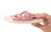 Sandalias niña barefoot de la marca Igor de piel color nuevo rosa sandalias respetuosas de Igor made in Spain con cierre de tira adherente muy comodas y flexibles sin drop - Ítem2