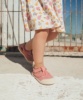 Sandalias niña barefoot de la marca Igor de piel color nuevo rosa sandalias respetuosas de Igor made in Spain con cierre de tira adherente muy comodas y flexibles sin drop - Ítem4