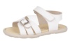 Sandalias niña de la marca Andanines barefoot color blanc0 con cierre de tira adherente y hebilla muy cómodas sandalias de calzado respetuoso de Andanines fabricadas en piel vaquetilla tendencia este verano y made in Spain - Ítem1