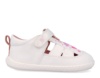 Sandalias niña de lona Garvalin barefoot color blanco con estampado de hadas y corazones zapatillas casual de lona de calzado respetuoso de Garvalin con cierre de tira adherente cangrejeras Garvalin muy comodas y flexibles ideales este verano - Ítem2