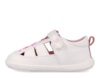 Sandalias niña de lona Garvalin barefoot color blanco con estampado de hadas y corazones zapatillas casual de lona de calzado respetuoso de Garvalin con cierre de tira adherente cangrejeras Garvalin muy comodas y flexibles ideales este verano - Ítem4