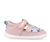 Sandalias niña de lona Garvalin barefoot color rosa con estampado de la franquicia Bluey zapatillas casual de lona de calzado respetuoso de Garvalin con cierre de tira adherente cangrejeras Garvalin muy comodas y flexibles - Ítem2