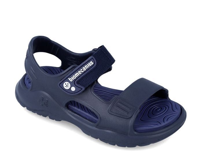 Sandalias niño Biomecanics azul marino muy ligeras y flexibles ajuste con velcro perfectas para mojar en playa o piscina las top ventas del verano