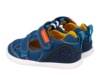 Sandalias niño Biomecanics barefoot color azul petrol y amarillo pique sandalias de loneta abierta cangrejeras Biomecanics con cierre de tira adherente calzado respetuoso muy comodo y flexible con puntera reforzada y plantilla extraible - Ítem1