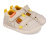 Sandalias niño Biomecanics barefoot color beige y amarillo pique sandalias de loneta abierta unisex cangrejeras Biomecanics con cierre de tira adherente calzado respetuoso muy comodo y flexible con puntera reforzada y plantilla extraible - Ítem2