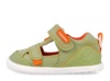 Sandalias niño Biomecanics barefoot color verde y naranja pique sandalias de loneta abierta cangrejeras Biomecanics con cierre de tira adherente calzado respetuoso muy comodo y flexible con puntera reforzada y plantilla extraible - Ítem4