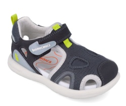 SANDALIAS BIOMECANICS GRIS VERDE REJILLA