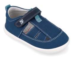 SANDALIAS GARVALIN AZUL PETROL BAREFOOT
