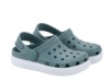 Sandalias niño Igor modelo Sun tipo zueco de la marca Igor unisex color verde salvia muy comodos hecho en España para playa y piscina - Ítem1