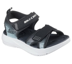 SANDALIAS SKECHERS SPLASH BLACK SILVER