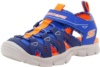 Sandalias niño Skechers modelo Relix Dual Tide color azul y naranja cangrejeras de la marca Skechers con cierre de tira adherente y elasticos muy comodas y muy ligeras con sistema easy on off lavables en lavadora y designed in Los Angeles - Ítem4