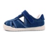 Sandalias niño Zapy barefoot modelo Johns color azul tejano calzado respetuoso de la gama Zapiflex cangrejeras Zapy de lona de dos tiras con cierre de tira adherente made in Spain muy comodas y flexibles by Zapy - Ítem3