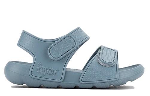 Sandalias niño de la marca Igor modelo Bios colorazul oceano sandalias californiana Igor con cierre de doble velcro made in Spain muy comodas